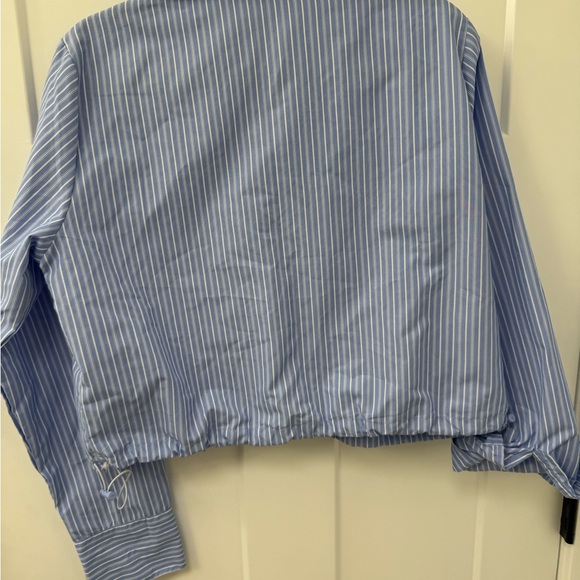 Style Envy Light Blue Striped Shirt - Picture 6 of 10